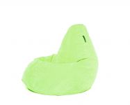 Кресло мешок груша L Lime Velvet